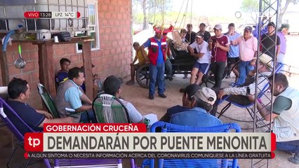 Gobernador inicia acción penal por el puente clandestino construido por menonitas