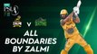 All Boundaries By Zalmi | Peshawar Zalmi vs Multan Sultans | Match 13 | HBL PSL 7 | ML2G