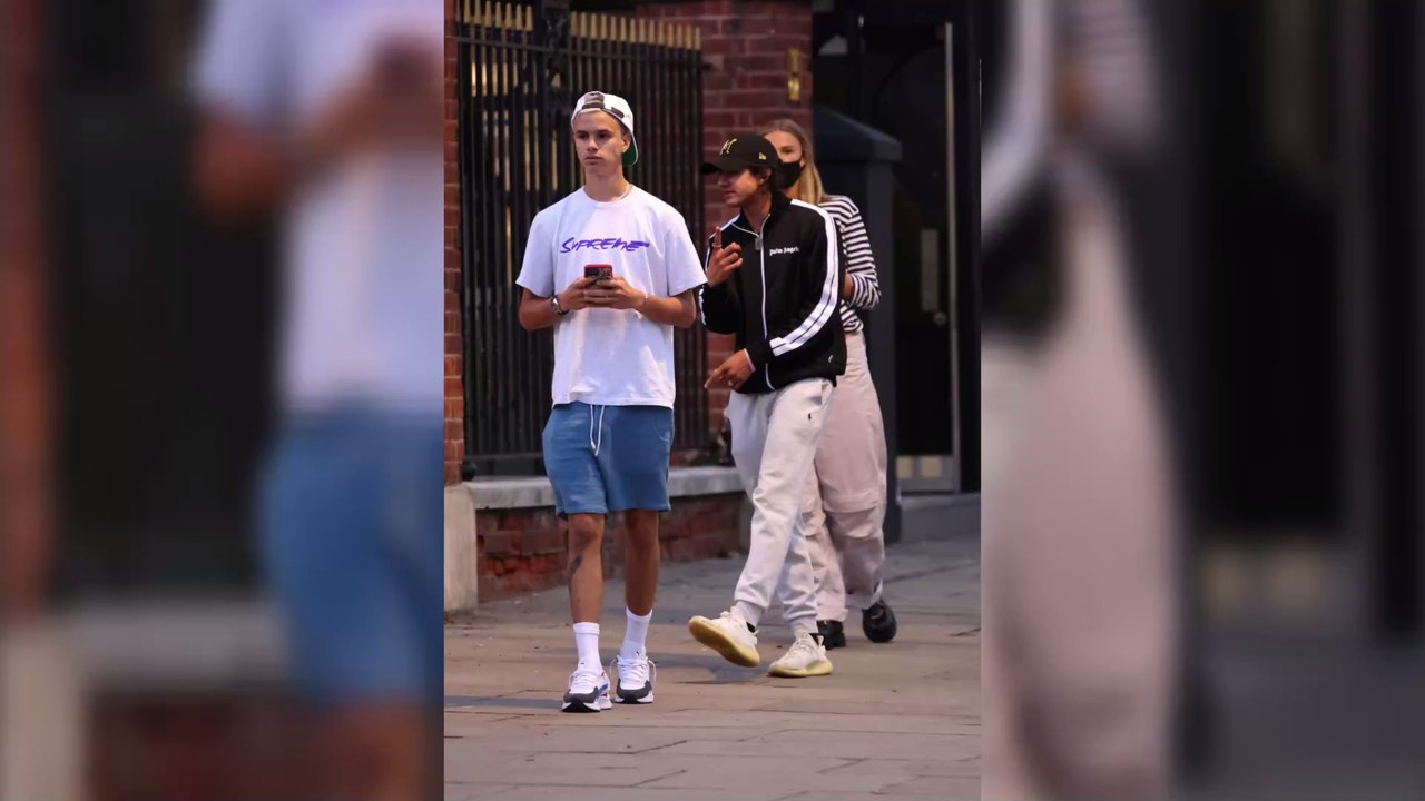 Romeo Beckham makes football debut with proud dad David Beckham looking on