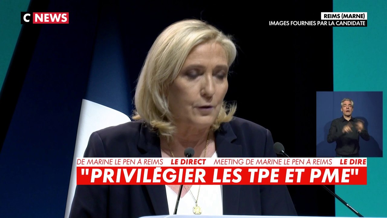 Marine Le Pen : «Je veux offrir aux jeunes autre chose que la banque du droit à l'échec de Valérie Pécresse»