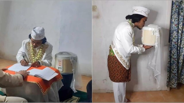 Man marries rice cooker and divorces it after four days of marriage