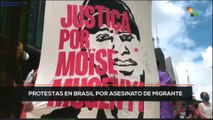 teleSUR Noticias 15:30 05-02: Protestas en Brasil por asesinato de Moïse Kabagambe