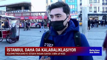 İstanbul'da kilometrekareye 3 bin 49 kişi düşüyor!