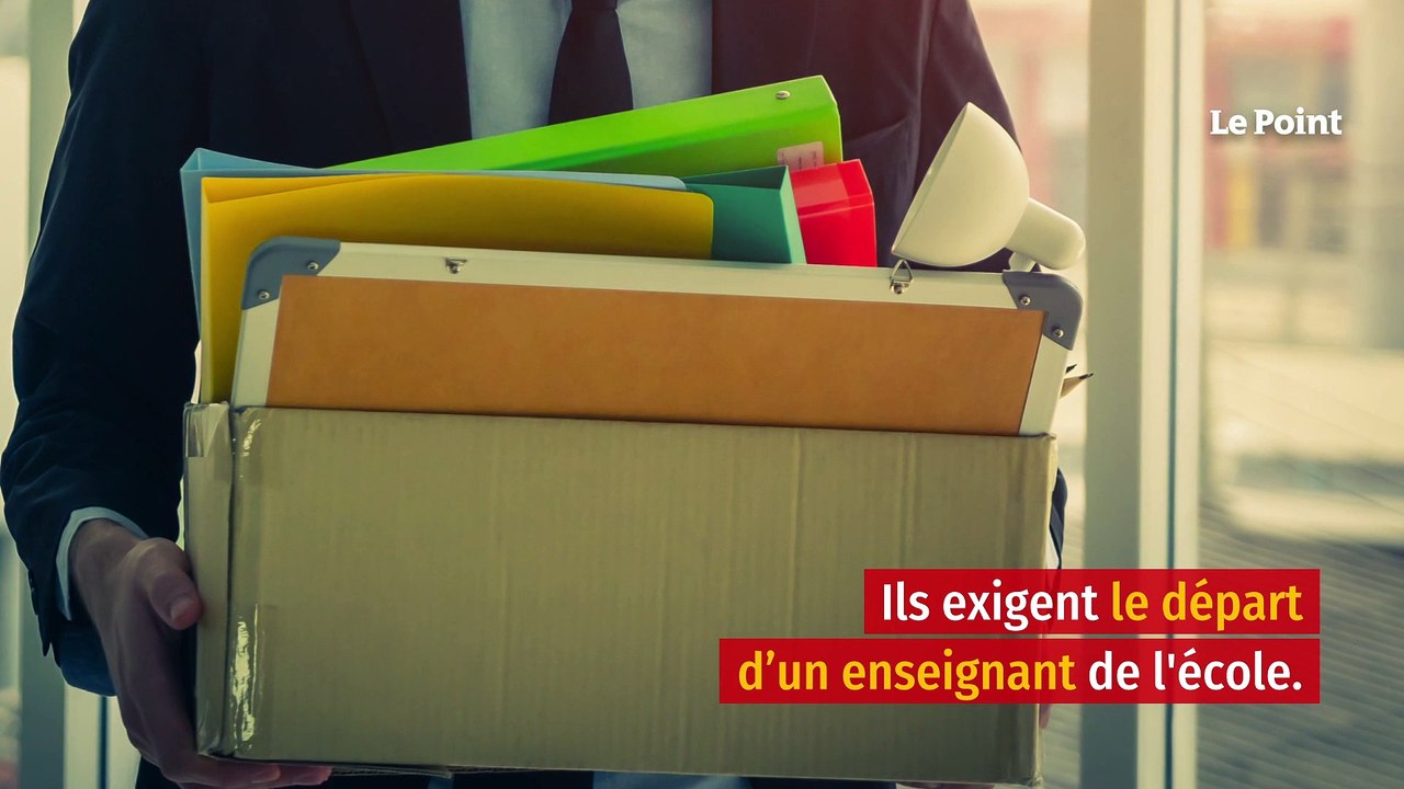 Des parents d’élèves, en colère, exigent le départ d’un enseignant
