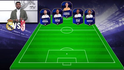 Posible alineación del Real Madrid contra el Granada