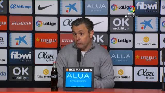 Sergio González critica los dos penaltis que dieron la victoria al Mallorca: Son de risa