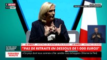 Revoir ce moment dont tout le monde parle, quand Marine Le Pen, s'avance vers son public et brise l'armure : '