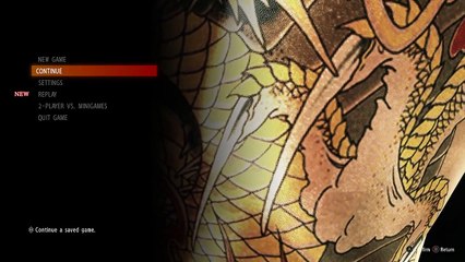 Yakuza Kiwami 2 - Main Menu 4K60 (Roar of the Twin Dragons)