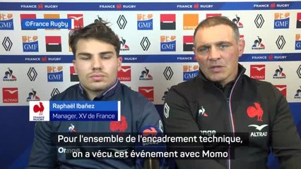 XV de France - Ibañez : "Un soulagement pour Momo Haouas"