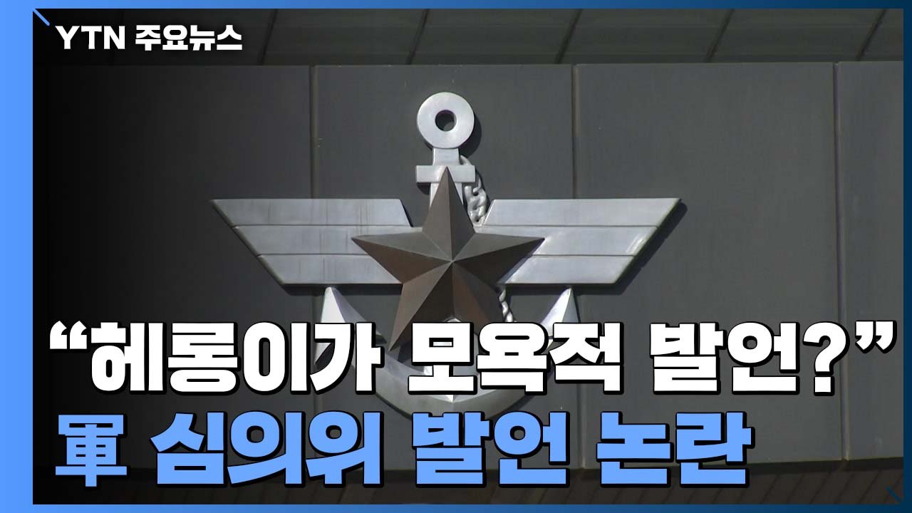 성추해 피해 여군에 "헤롱이·메롱이가 모욕적 발언?"...軍 심의위 발언 논란 / YTN
