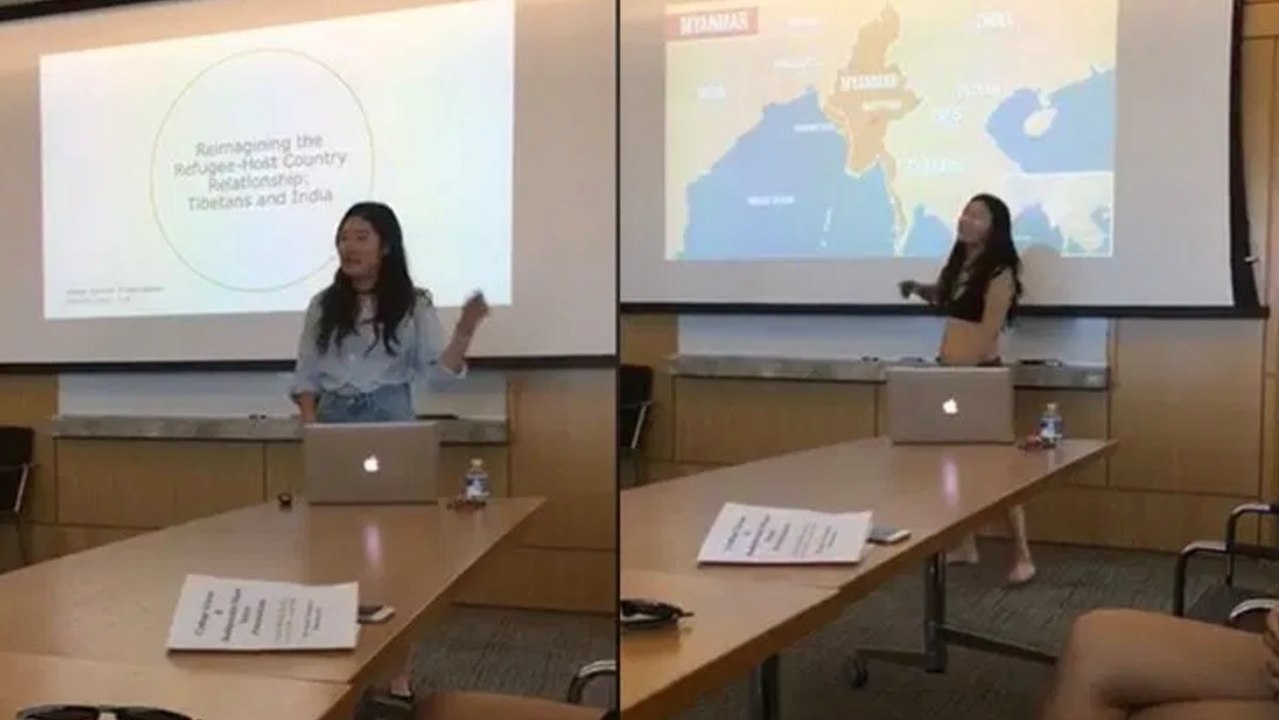 This woman presented her thesis in her underwear for this admirable reason