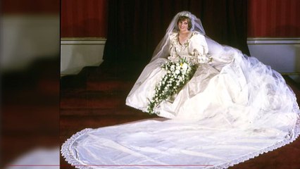 Descargar video: Princess Diana's iconic wedding dress to be displayed at upcoming exhibition