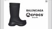 Fashion lovers are going crazy for the newest Balenciaga X Crocs stiletto collaboration
