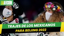 Trajes de los mexicanos en Beijing 2022 están inspirados en la lucha libre