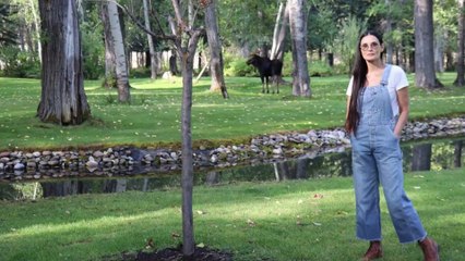 Demi Moore wows in a bikini as she launches new swimwear collection