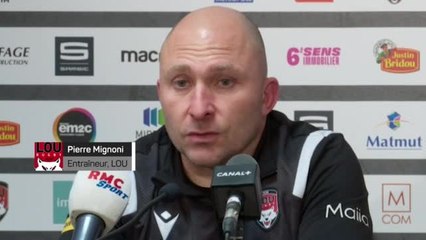 17e j. - Pierre Mignoni revient sur son départ du LOU en fin de saison