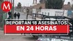 En Zacatecas, encuentran 16 cuerpos y reportan dos asesinatos en tres municipios