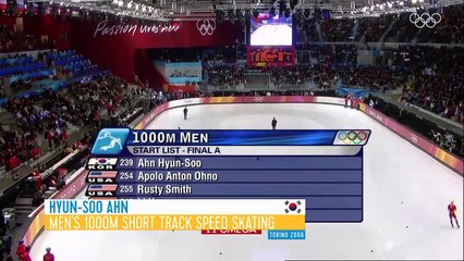 Men's 1000m short track speed skating ⛸ - Last 5 champions