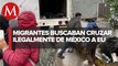 En Veracruz, rescatan a más de 300 migrantes que viajaban hacinados en un tráiler