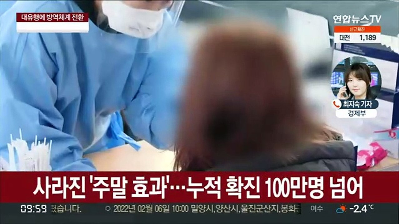 신규 확진 3만 8,691명…누적 100만명 돌파
