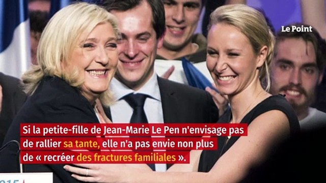 Marion Maréchal derrière Éric Zemmour ? « Je réfléchis »
