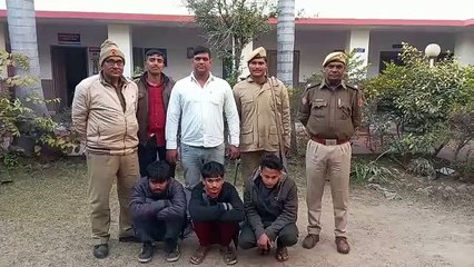बंगाली उर्फ चिकना सहित तीन नकबजन चढ़े पुलिस के हत्थे