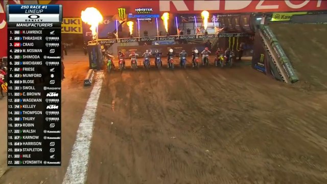 2022 Glendale Triple Crown Supercross - 250SX Main Event 1