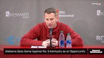 Alabama Sees Game Against No. 5 Kentucky as an Opportunity
