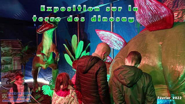 Expo sur la Terre des dinosaures a TRETS 5FEV2022