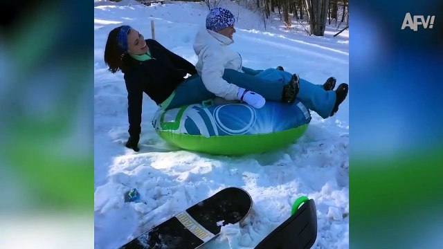 Going Outside During Winter?! Sounds Like a BAD IDEA! | Best Snow Fails 2022