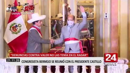 Guillermo Bermejo se reunió con el presidente Pedro Castillo