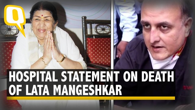 Breach Candy Hospital Announces the Death of Lata Mangeshkar