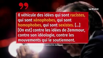 Présidentielle : à Menton, Éric Zemmour chahuté par des manifestants