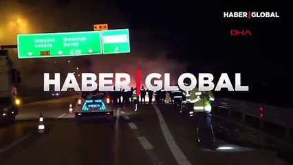 Bursa'da feci kaza: 2 kişi sıkıştıkları kamyonda yanarak can verdi