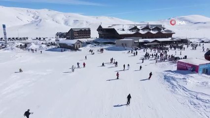 Download Video: Tatilciler Erciyes'e akın etti... Ünlü kayak merkezi 350 bin ziyaretçiye ev sahipliği yaptı