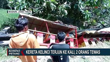 Kereta Kelinci Terjun dari Atas Sebuah Jembatan di Madiun, Akibatnya 2 Orang Meninggal Dunia