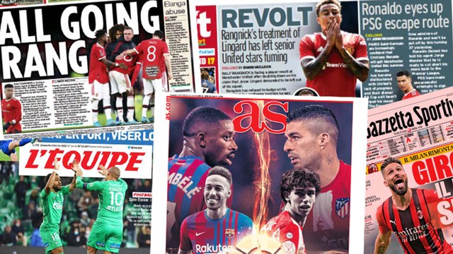 Cristiano Ronaldo veut quitter Manchester United pour le PSG rapidement, le choix de Xavi de rappeler Ousmane Dembélé impressionne la presse espagnole