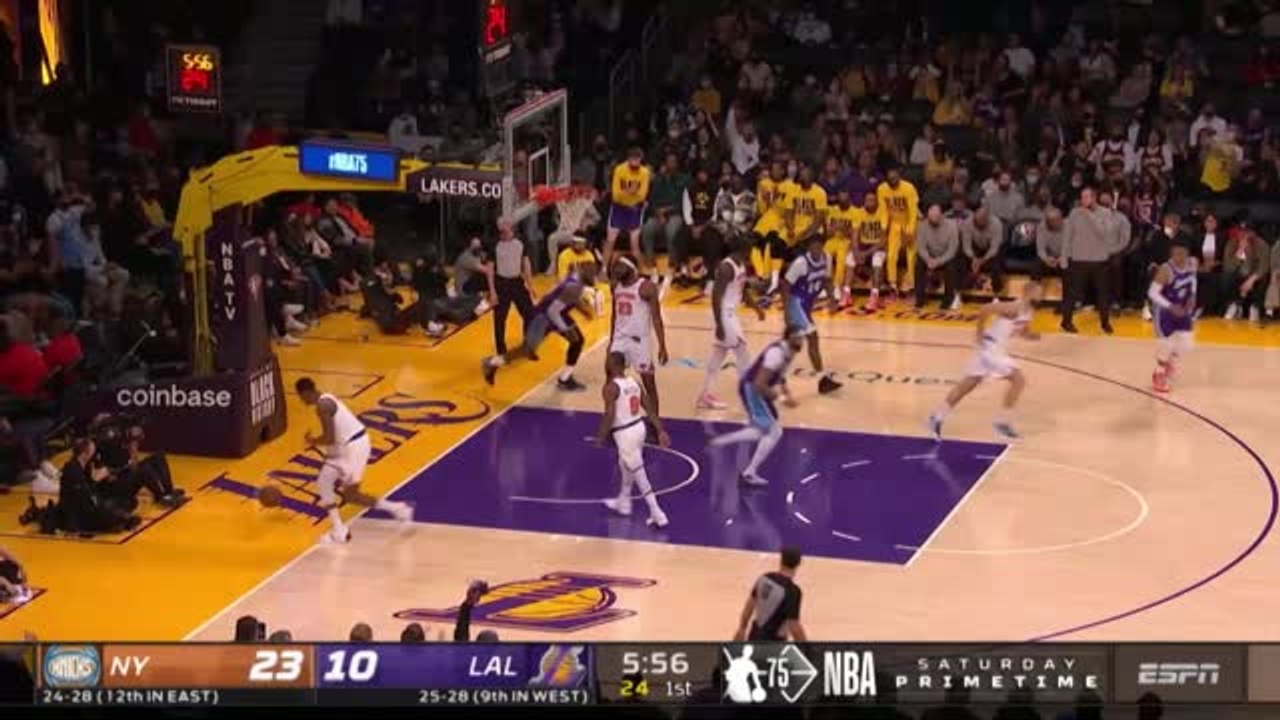 Highlights: lebron & davis mit genialer kombi