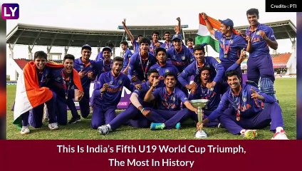 India Defeat England To Win ICC U19 World Cup 2022