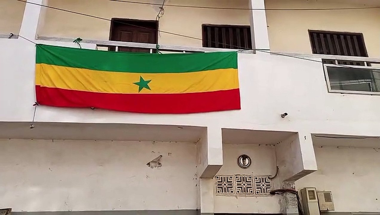 Les rues de Dakar aux couleurs du drapeau national à quelques heures de la finale