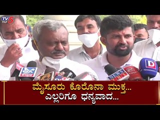 Prathap Simha Thanks To Corona Warriors | Mysore | TV5 Kannada