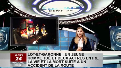 Lot-et-Garonne : Un jeune meurt dans un accident de la circulation, deux autres survivent