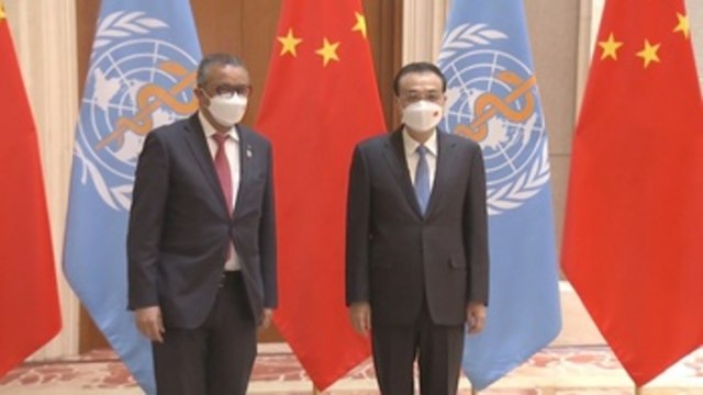 Tedros pide más colaboración sobre origen covid en reunión con premier chino