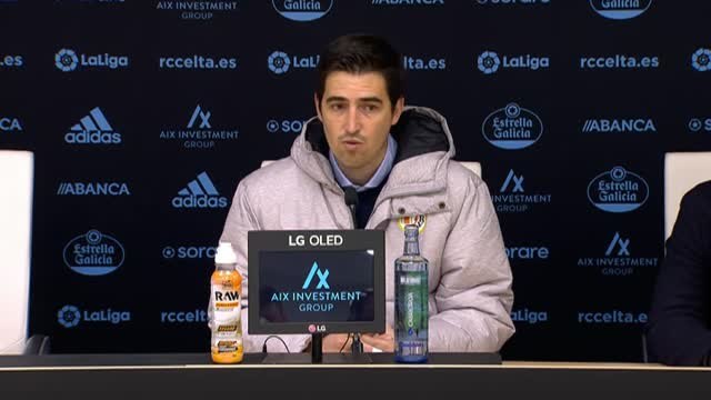 Iraola destaca el esfuerzo terrible del equipo ante el Celta, a pesar de la derrota