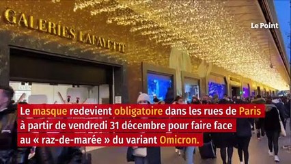 Covid-19 : port du masque obligatoire à l’extérieur à Paris dès vendredi