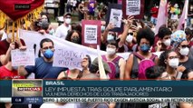 Manifestantes brasileños exigen justicia para migrante congolés asesinado