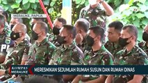 Mayjen TNI Gabriel Lema Meresmikan Sejumlah Rumah Susun dan Rumah Dinas