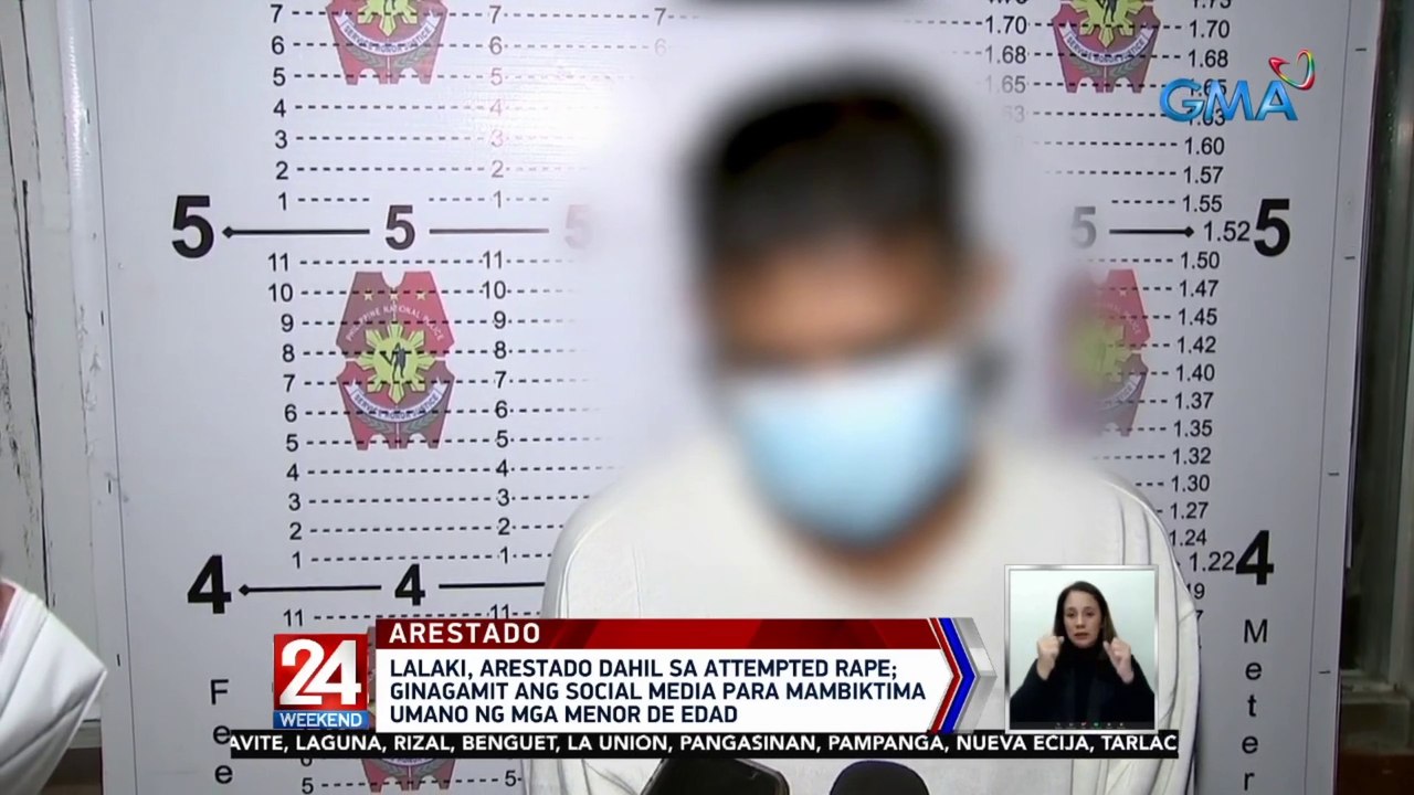 Lalaki, arestado dahil sa attempted rape... | 24 Oras Weekend
