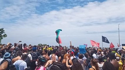 Son dakika haber | Rio de Janeiro'da öldürülen Kongolu genci anmak için gösteri düzenlendi
