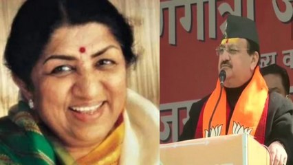 Lata Mangeshkar was a symbol of humanity: JP Nadda